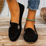 Chicago Luxe Suede Loafers for Women – Slip-On Comfort with Non-Slip Outsole 4