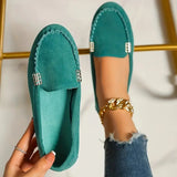Chicago Luxe Suede Loafers for Women – Slip-On Comfort with Non-Slip Outsole 7