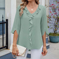 Chicago Plus Size White Blouse – Soft Fabric with Flattering Flared Cut for Summer 0