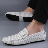 Chicago Premium Leather Loafers – Cushioned Comfort with Pinstripe Detailing 4
