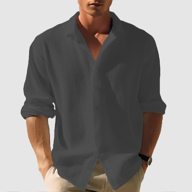 Chicago Relaxed Cotton Shirt – Lightweight & Breathable for Versatile Style 6