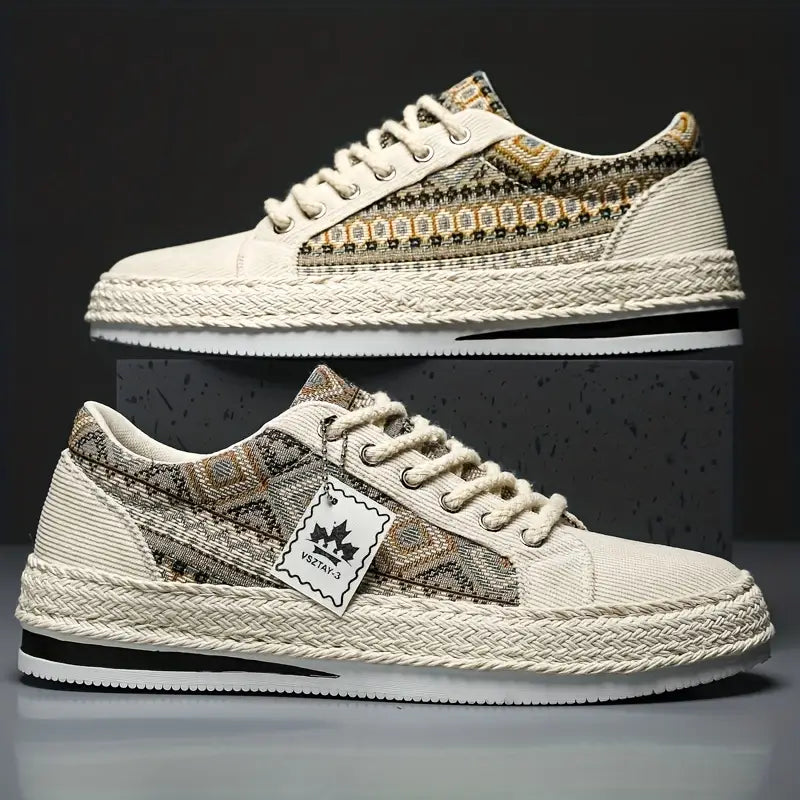 Chicago Textured Low Top Sneakers – Lightweight Braided Midsole & Secure Fit 7