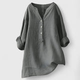 Chicago V-Notch Women's Shirt – Lightweight Cotton with Rolled Sleeves 2