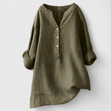 Chicago V-Notch Women's Shirt – Lightweight Cotton with Rolled Sleeves 7