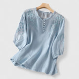 Chicago White Blouse – Intricate Embroidery & Flattering Fit for All-Day Wear 2