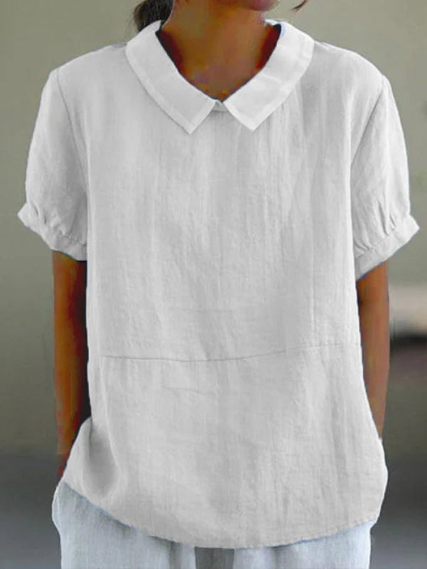 Chicago Women's Blouse – Lightweight Cotton-Linen Blend with Relaxed Fit 1