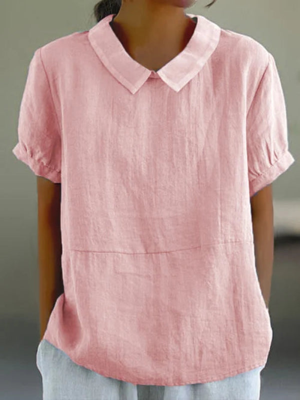 Chicago Women's Blouse – Lightweight Cotton-Linen Blend with Relaxed Fit 2