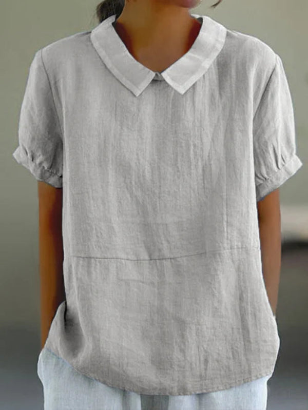 Chicago Women's Blouse – Lightweight Cotton-Linen Blend with Relaxed Fit 4