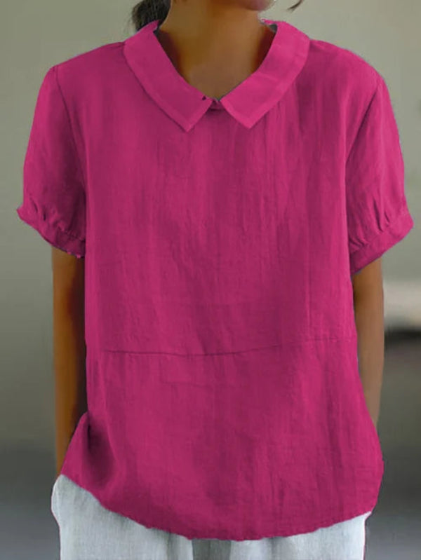 Chicago Women's Blouse – Lightweight Cotton-Linen Blend with Relaxed Fit 5