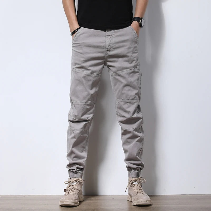 City Chic Cargo Joggers – Durable Cotton-Spandex with Reinforced Knees & Elastic Cuffs 10