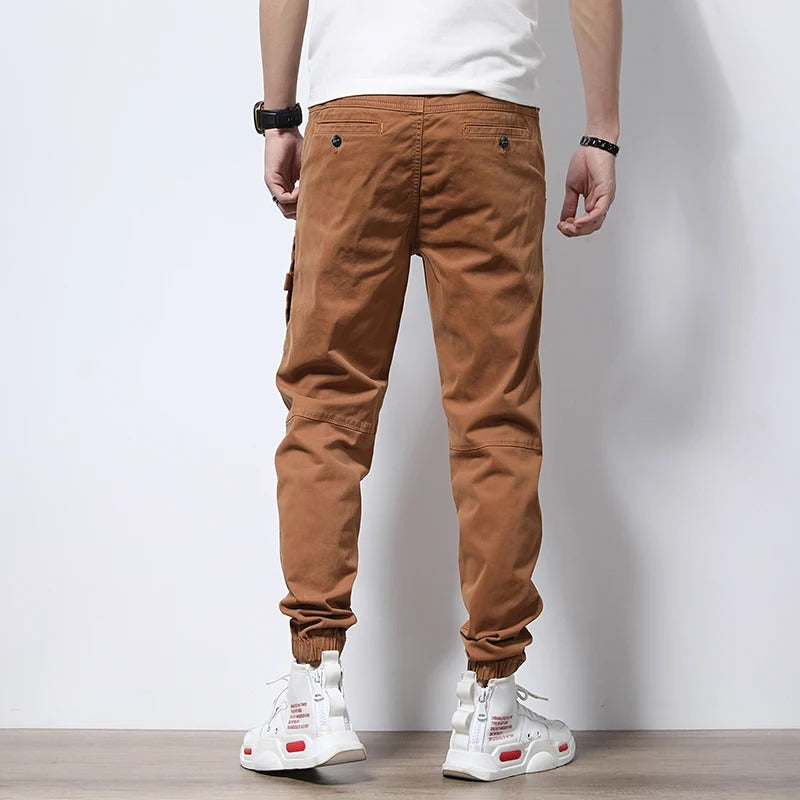 City Chic Cargo Joggers – Durable Cotton-Spandex with Reinforced Knees & Elastic Cuffs 3