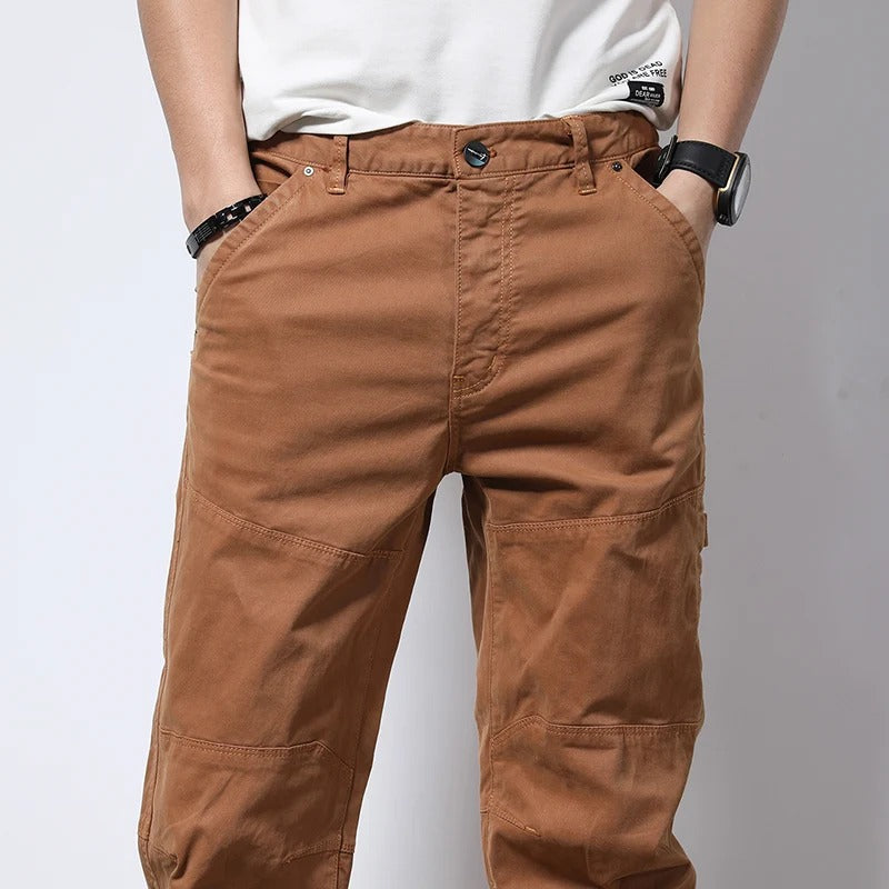 City Chic Cargo Joggers – Durable Cotton-Spandex with Reinforced Knees & Elastic Cuffs 4
