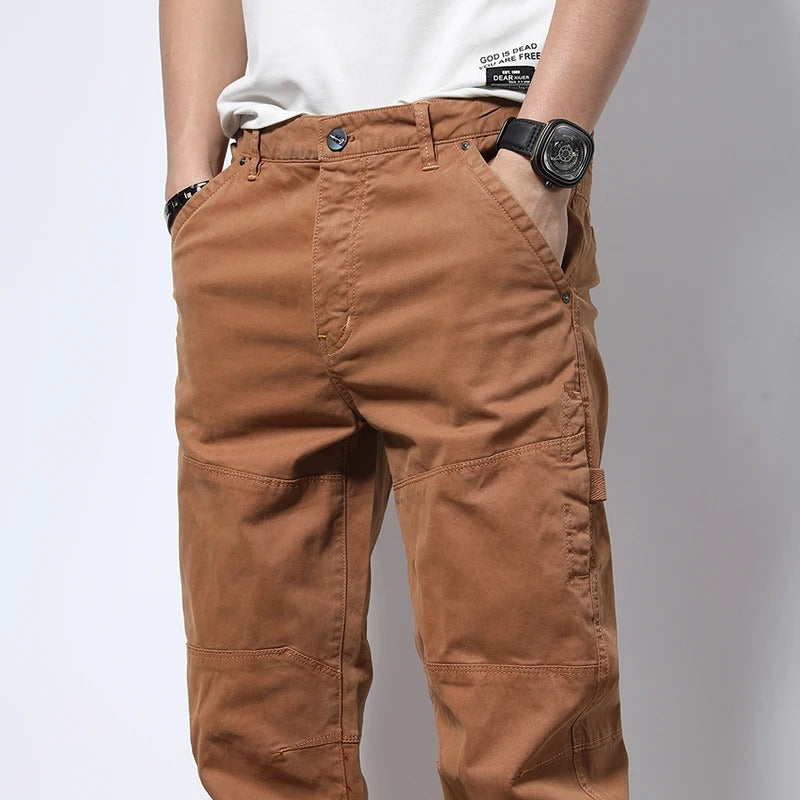City Chic Cargo Joggers – Durable Cotton-Spandex with Reinforced Knees & Elastic Cuffs 5