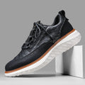 City Chic Wingtip Sneakers – Premium Leather with Cushioned Comfort 0