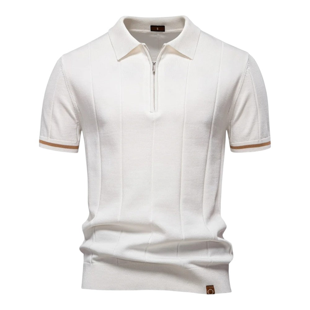 Denver Athletic Golf Polo – Breathable Stretch Knit with Tailored Fit 0