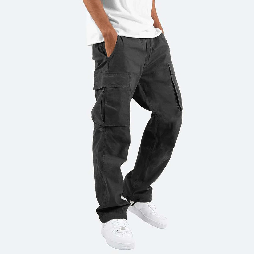 Denver Black Cargo Pants – Comfortable Fit with Functional Pockets 0