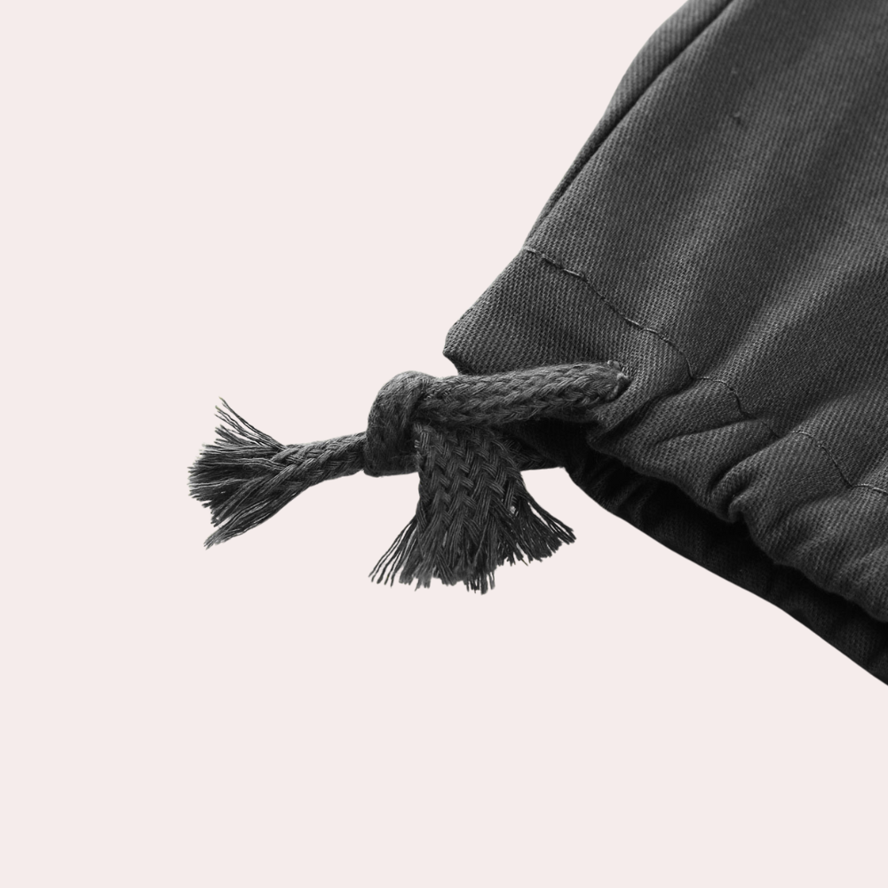 Denver Black Cargo Pants – Comfortable Fit with Functional Pockets 2