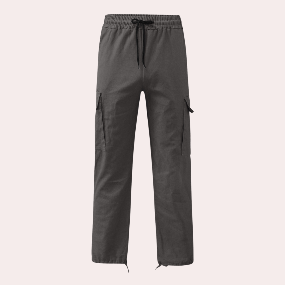 Denver Black Cargo Pants – Comfortable Fit with Functional Pockets 3