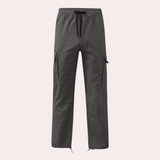 Denver Black Cargo Pants – Comfortable Fit with Functional Pockets 3