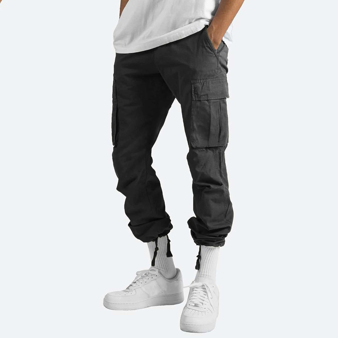 Denver Black Cargo Pants – Comfortable Fit with Functional Pockets 5
