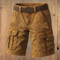 Denver Men's Cargo Shorts – Breathable Black Cotton with Tailored Fit 0