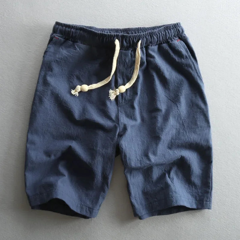 Denver Relaxed Fit Cotton Shorts – Breathable & Lightweight with Elastic Waist 1