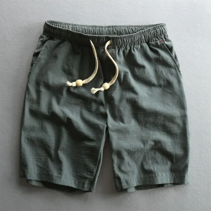 Denver Relaxed Fit Cotton Shorts – Breathable & Lightweight with Elastic Waist 3