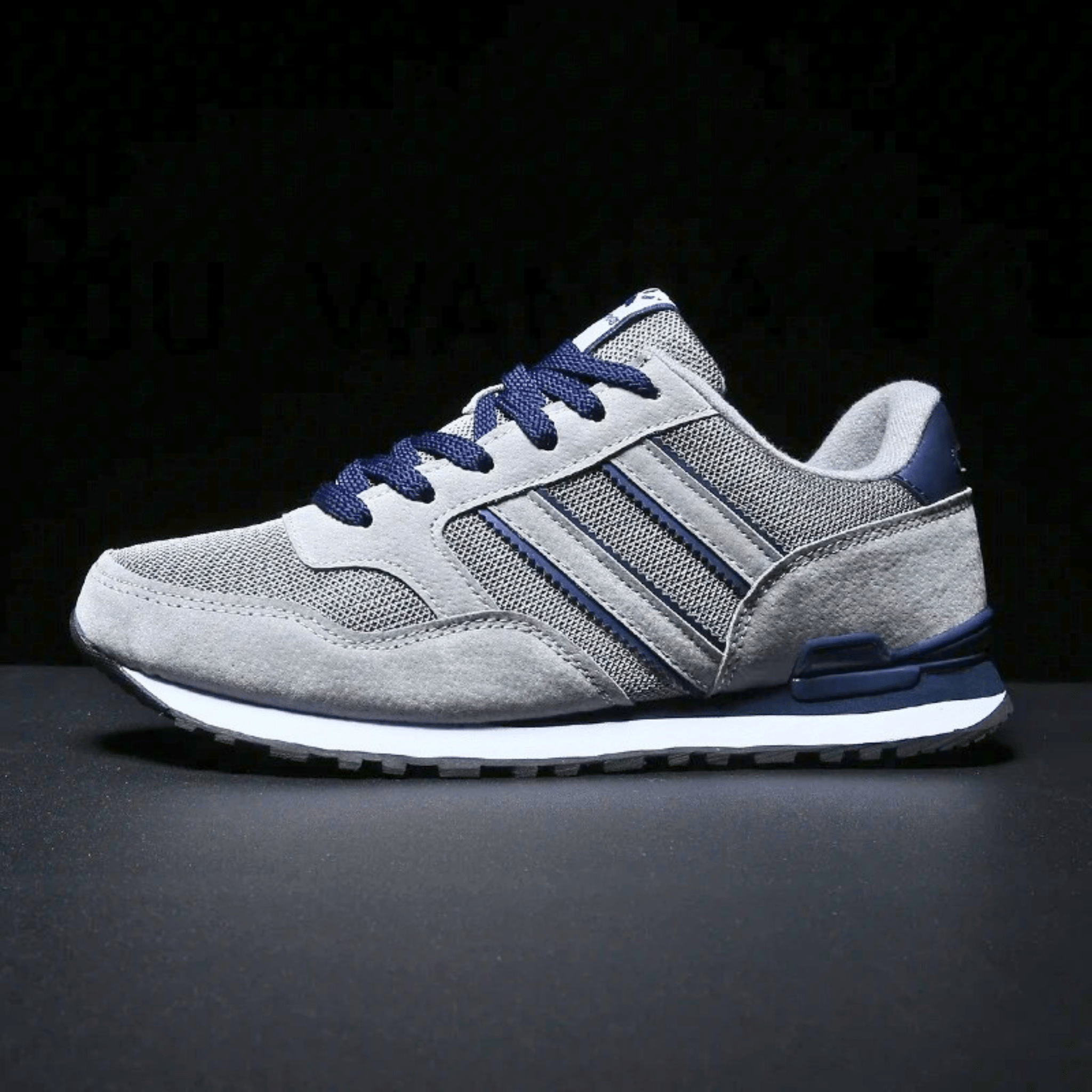 Denver Retro Sneakers – Breathable Mesh & Suede with Cushioned Sole 0