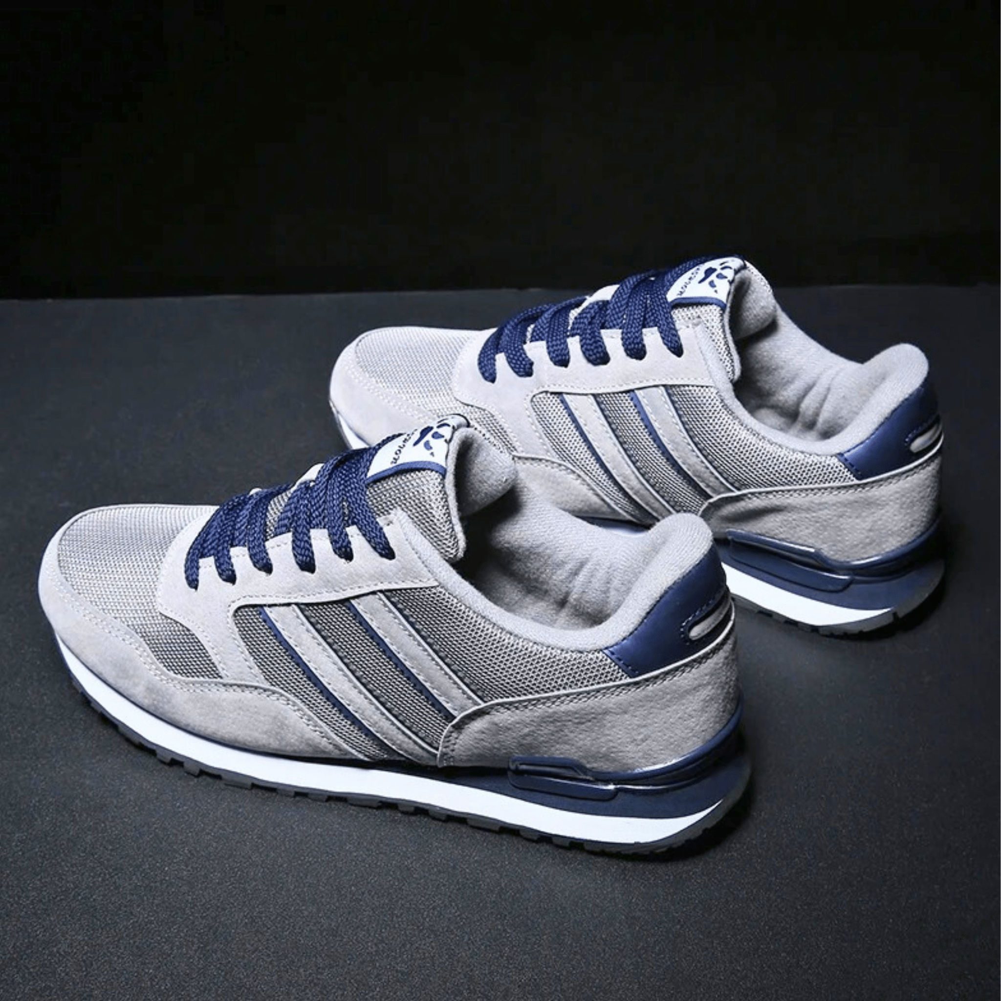 Denver Retro Sneakers – Breathable Mesh & Suede with Cushioned Sole 1