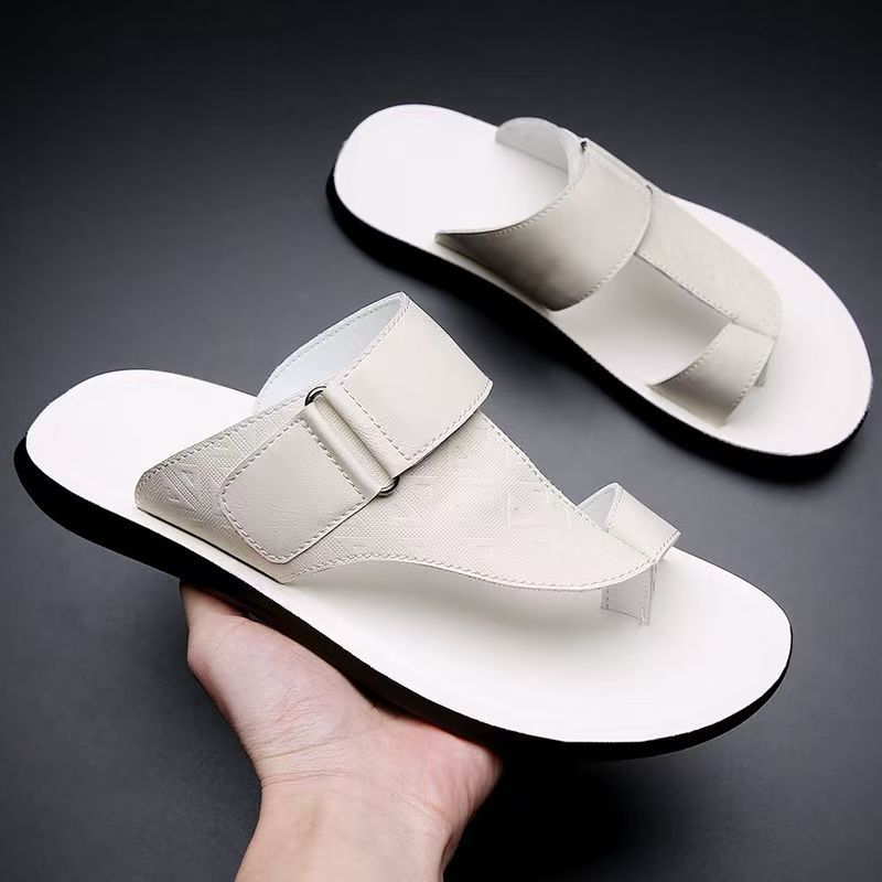 Denver Women's Leather Sandals – Geometric Texture with Contoured Footbed for All-Day Comfort 3