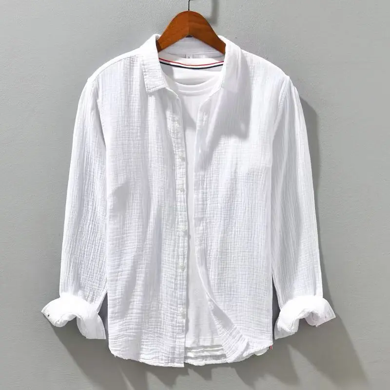 Monaco Double-Gauze Cotton Shirt