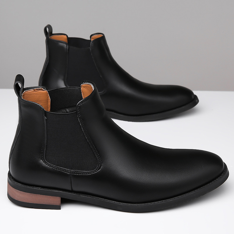 Paxton Men’s Leather Chelsea Boots – Cushioned Comfort & Classic Style