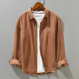 Monaco Double-Gauze Cotton Shirt