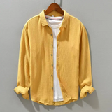 Monaco Double-Gauze Cotton Shirt