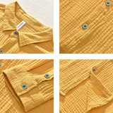 Monaco Double-Gauze Cotton Shirt