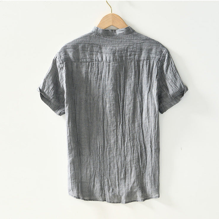 Elodie Henley Linen Men's Shirt