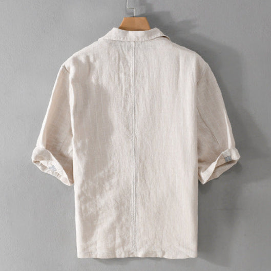 Rome Striped Linen Shirt