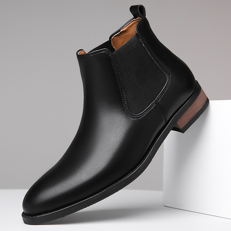 Paxton Men’s Leather Chelsea Boots – Cushioned Comfort & Classic Style