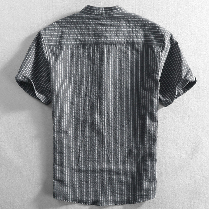 Isla Button-Up Henley Shirt