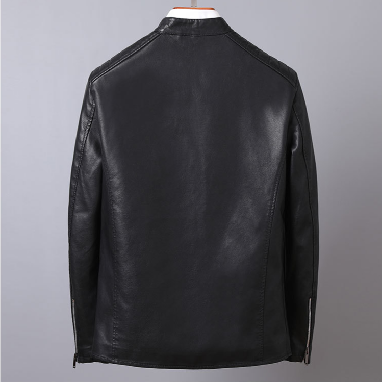 Armano Genuine Leather Biker Jacket – Rugged Casual Outerwear