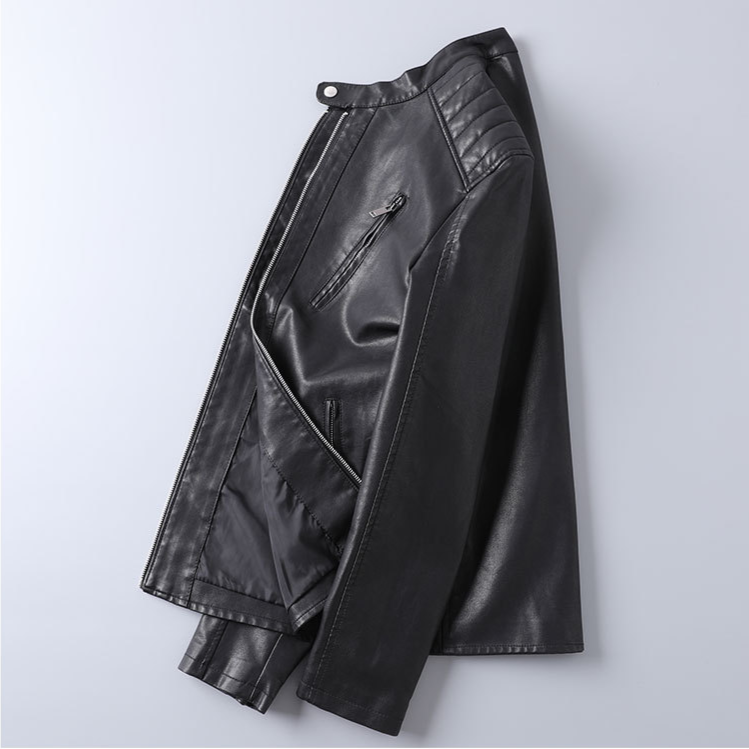 Armano Genuine Leather Biker Jacket – Rugged Casual Outerwear