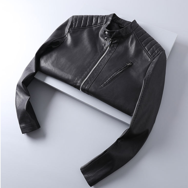 Armano Genuine Leather Biker Jacket – Rugged Casual Outerwear