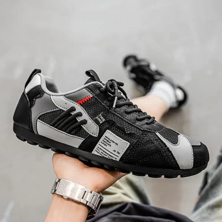 Lennox Men’s Sneakers – Utility Mixed-Material Adventure-Ready Design