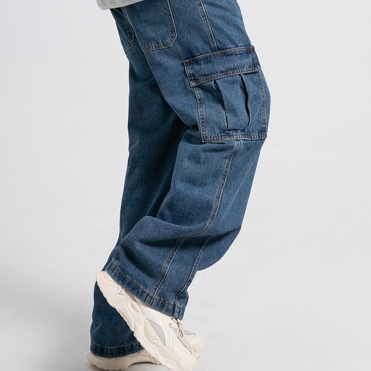 Ronan Men’s Cargo Denim Pants