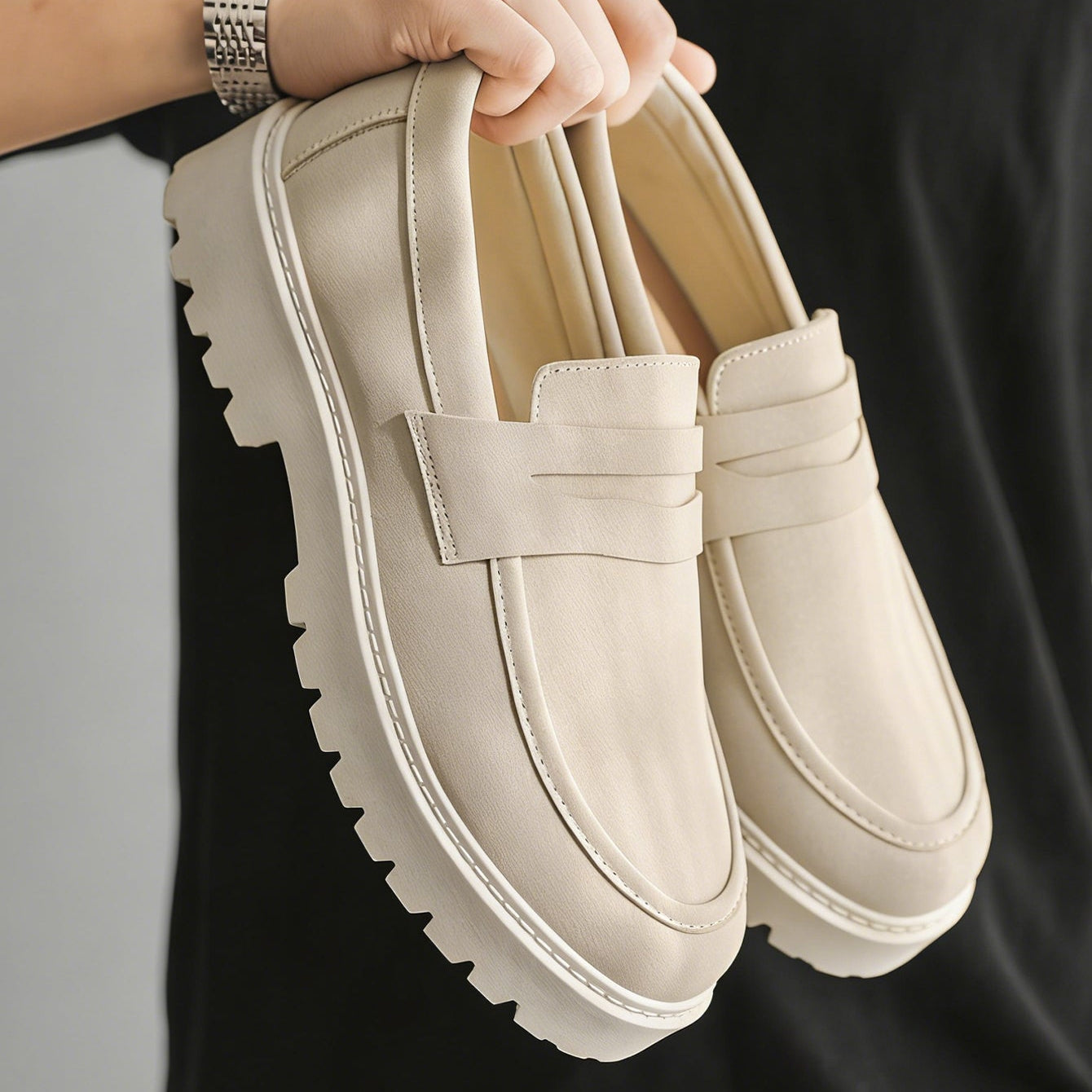 Bexley Leather Slip On Loafers