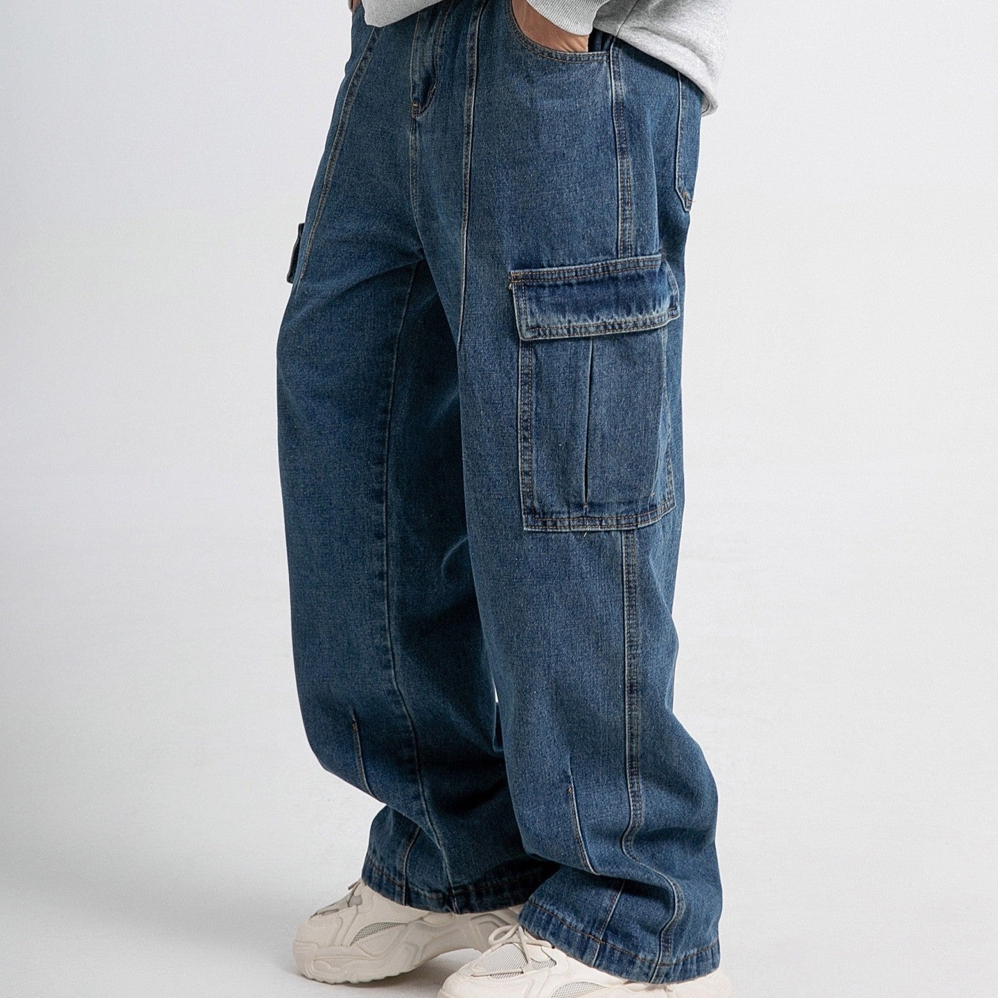 Ronan Men’s Cargo Denim Pants