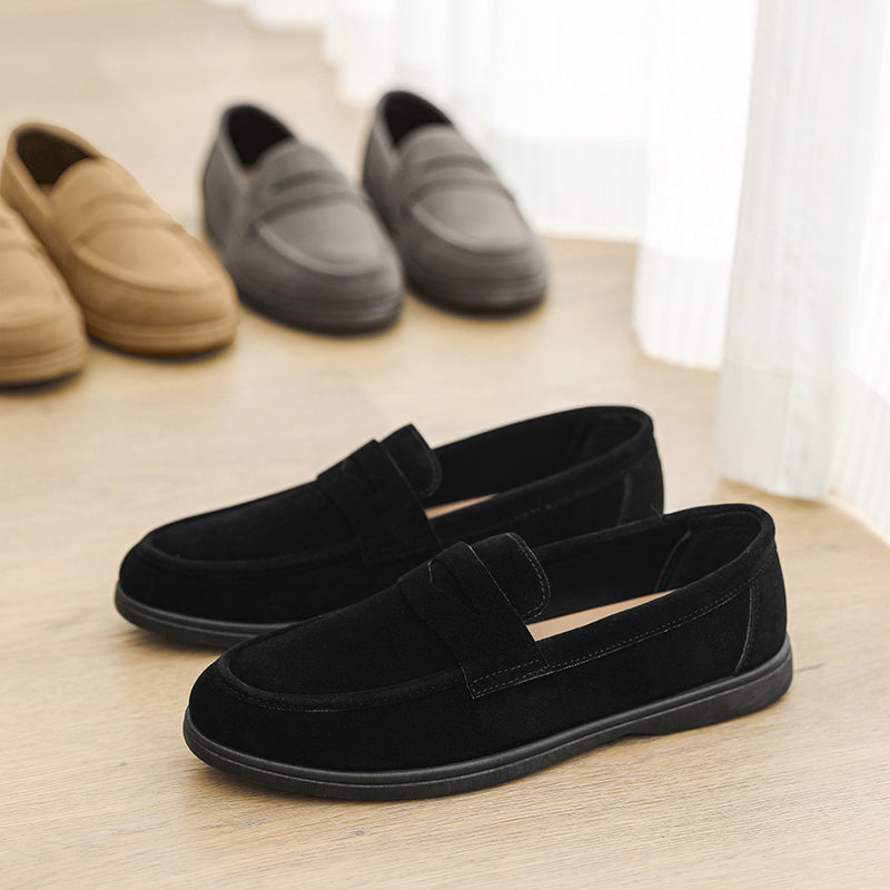 Edward Men’s Suede Loafers – Tailored Casual Shoes