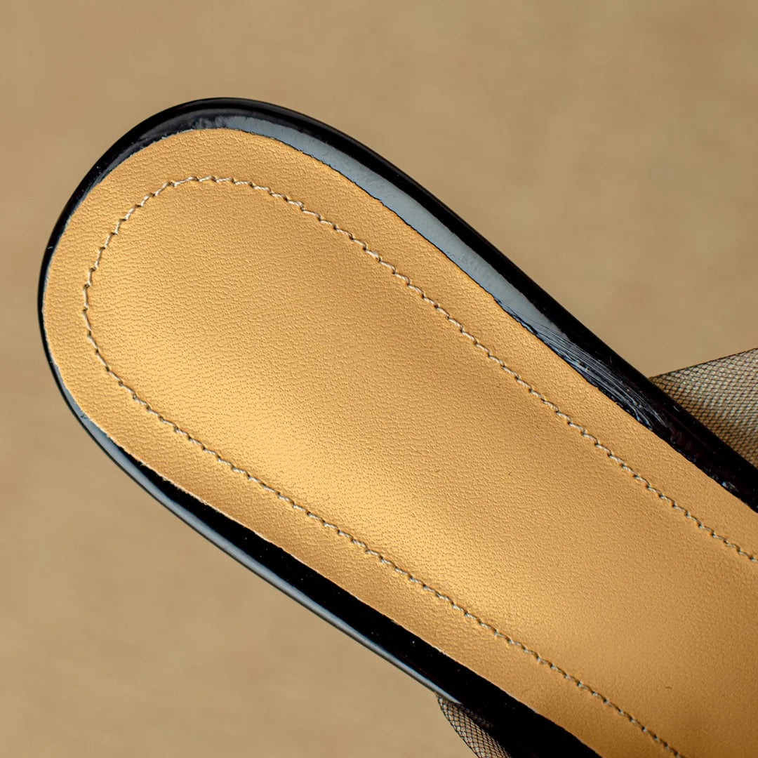 Elegant Floral Women's Heels with Cushioned Insole and Structured Square Heel 8