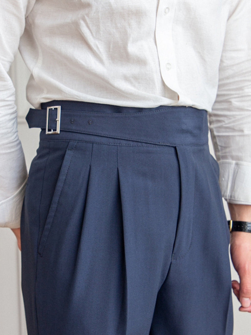 Florence Slim Fit Gurkha Trousers – Premium Anti-Wrinkle Fabric for Effortless Style 0