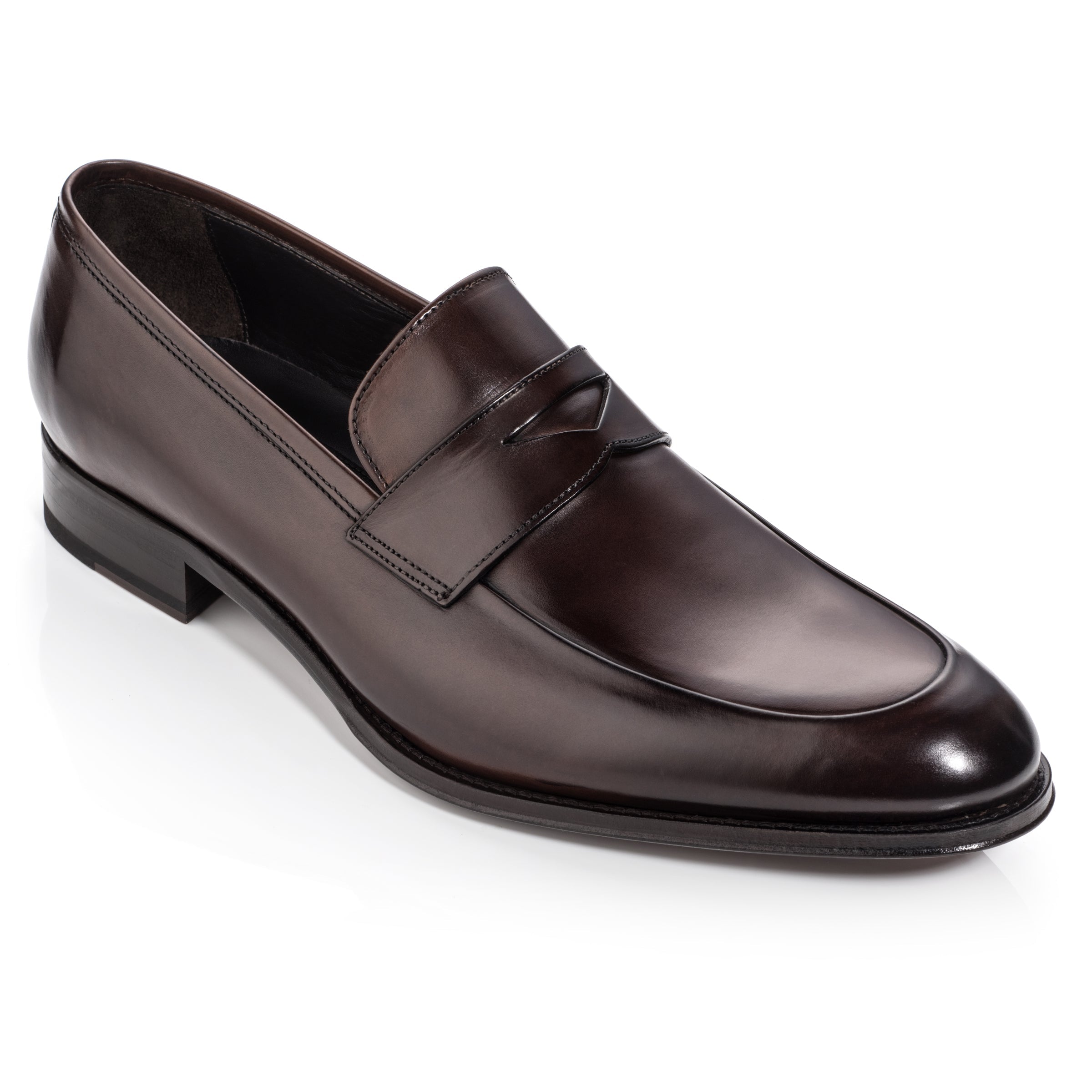 Blake Burnished Cap-Toe Oxford - Classic Cap Toe in Hand-Finished Leather
